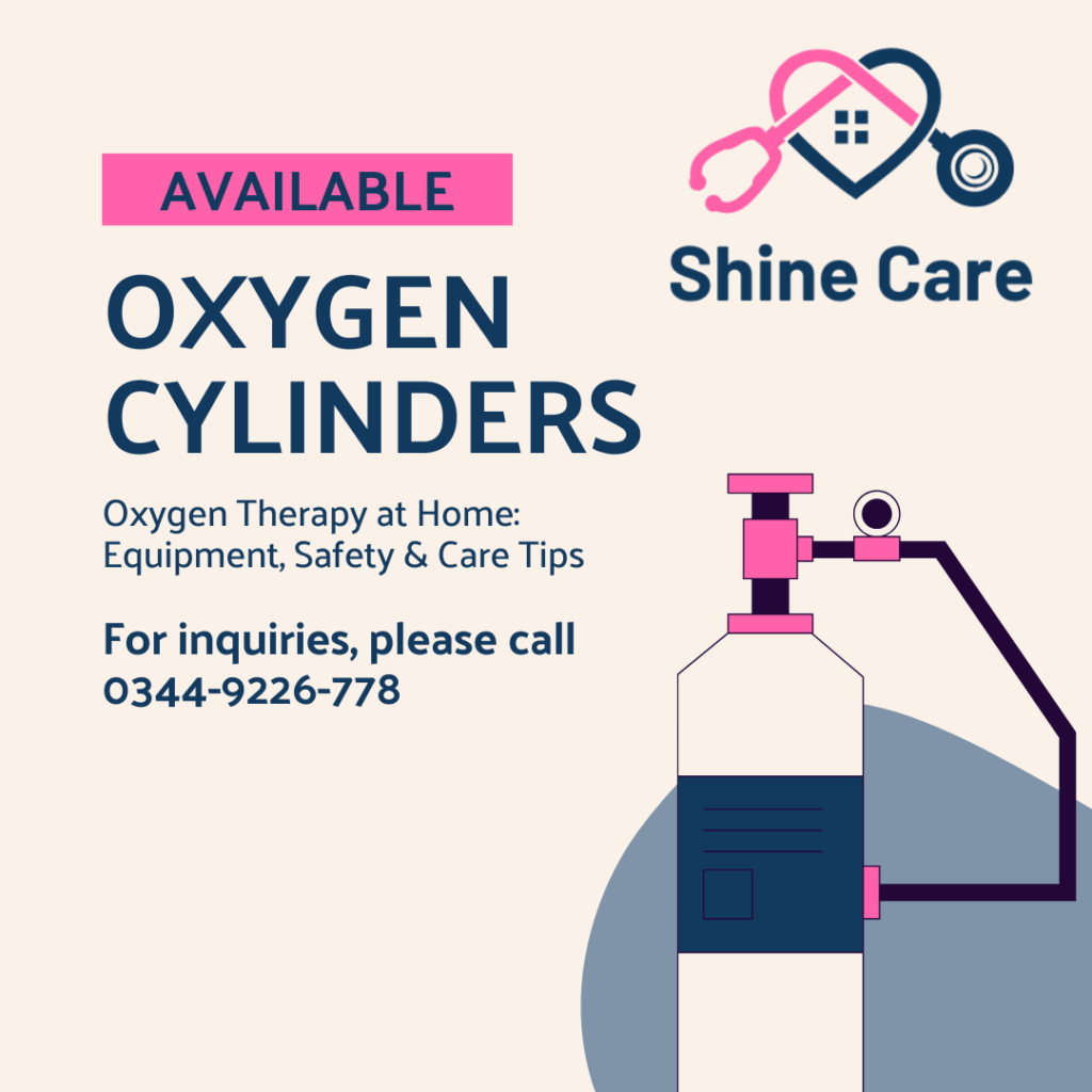 Oxygen Cylinder medical equipment for rental in pakistan