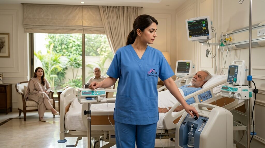 How to arrange ICU care at home