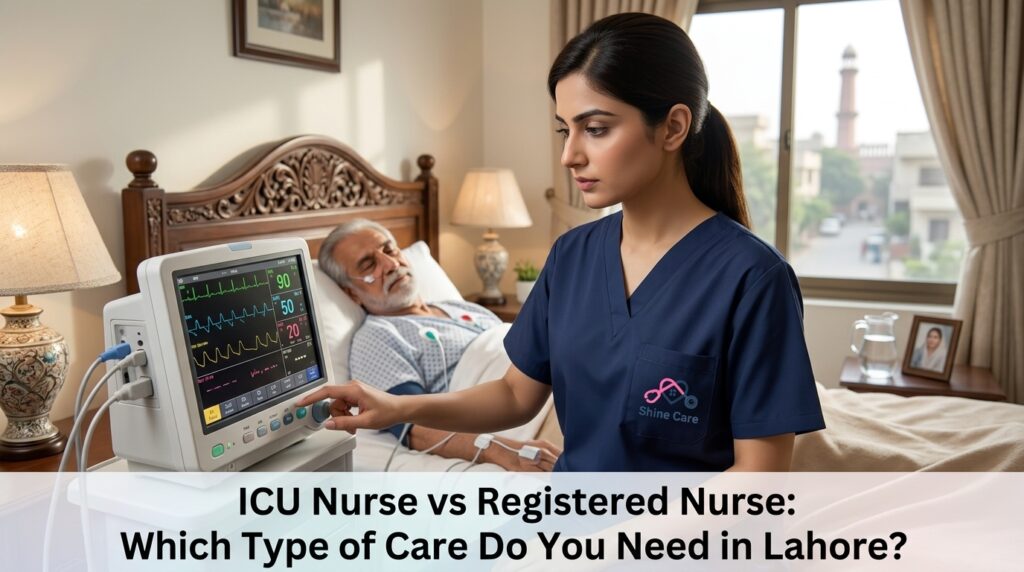 ICU nurse vs registered nurse Lahore