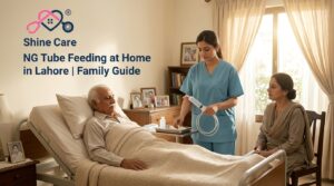 NG tube feeding at home Lahore