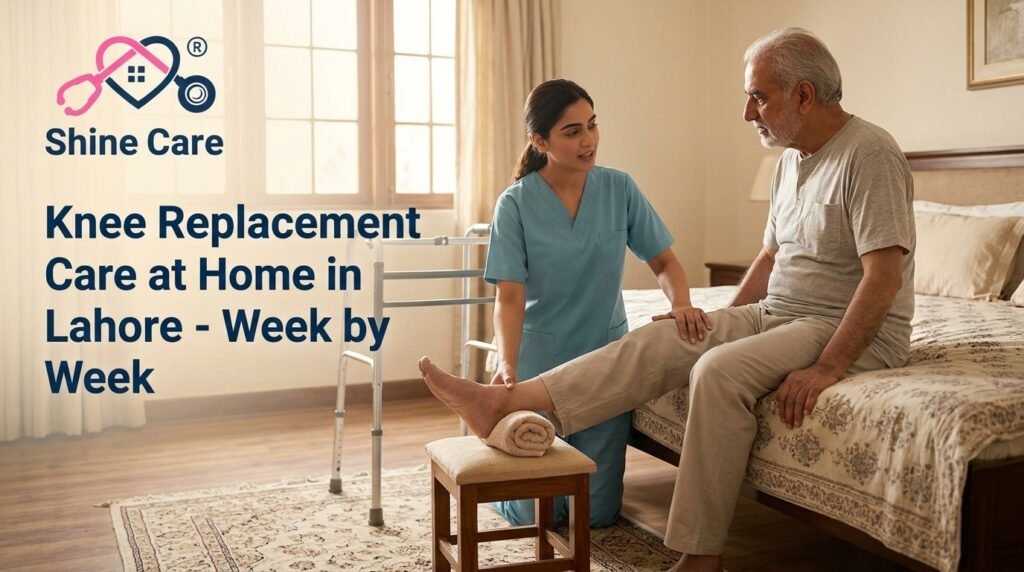 knee replacement care at home Lahore