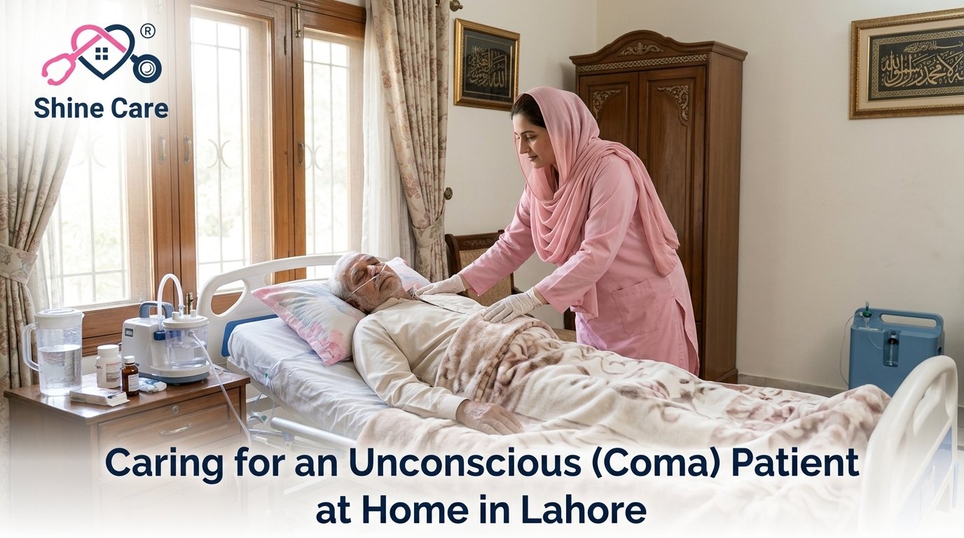 Coma Patient at Home in Lahore