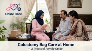 Colostomy care at home